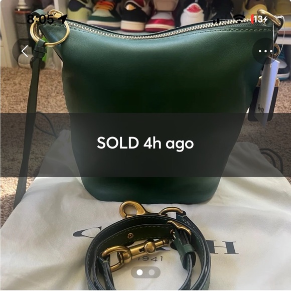 Coach Handbags - Coach 1941 Duffle 20 Hunter Green